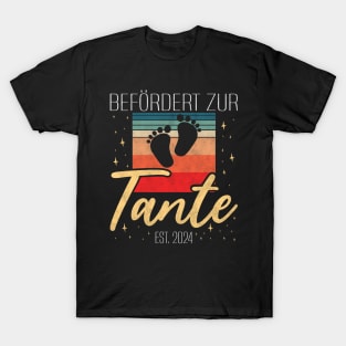 Befördert zur Tante EST. 2024 T-Shirt